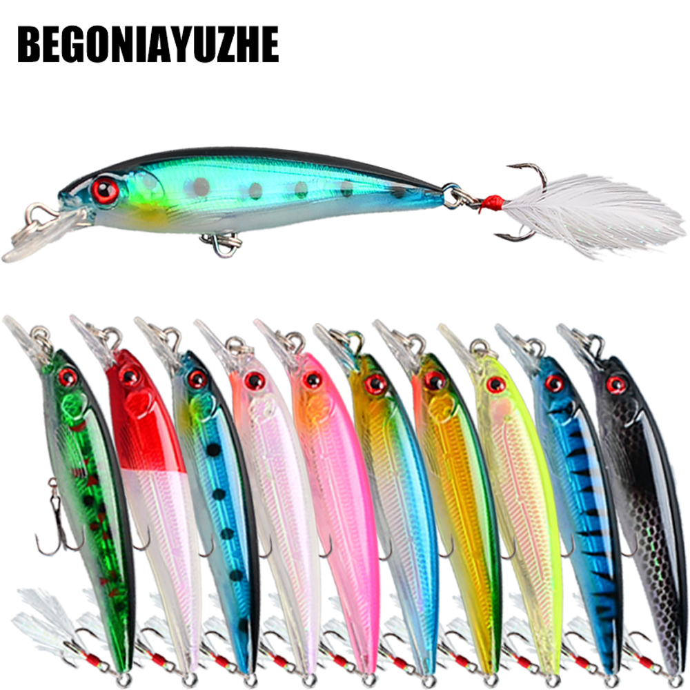 10pcs Bionic Minnow Fishing Lu – Fishing Hook Treble Bewertung und Preis