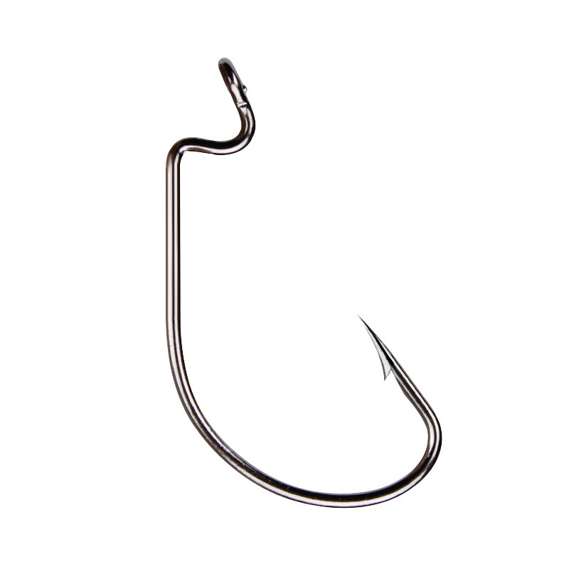 50pcs Wide Worm Hook Carbon St – Fishing Hook Barbless Bewertung und Preis