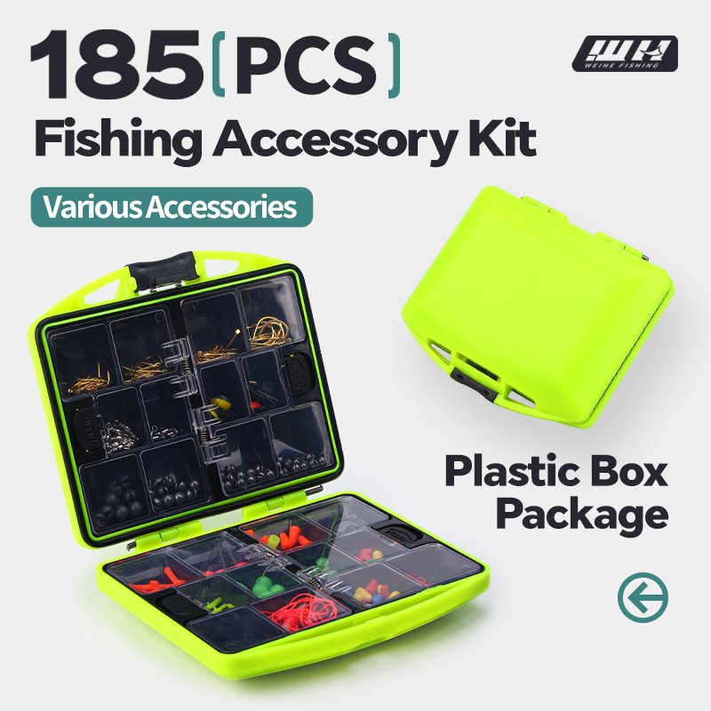 WEIHE 185pcs fishing accessori – Fishing Hook Box Bewertung und Preis