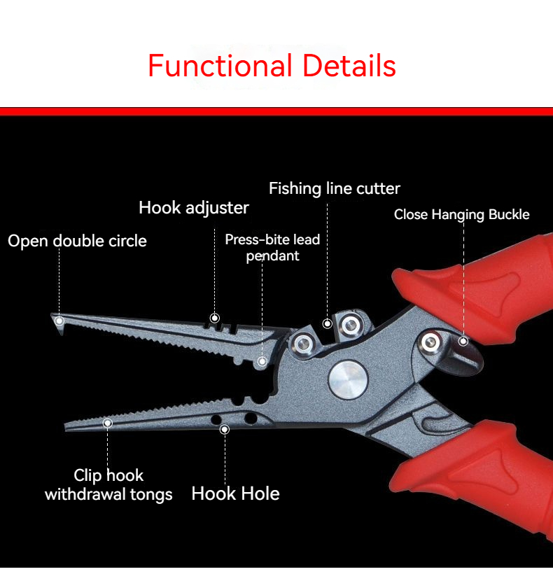 High-Precision Luya Pliers Mul – Fishing Hook Remover Bewertung und Preis