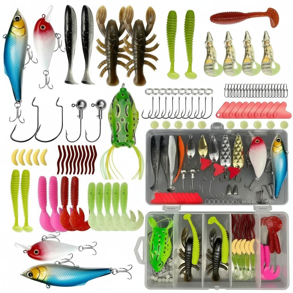 133Pcs Premium Fishing Lures T – Fishing Hook Jig Bewertung und Preis