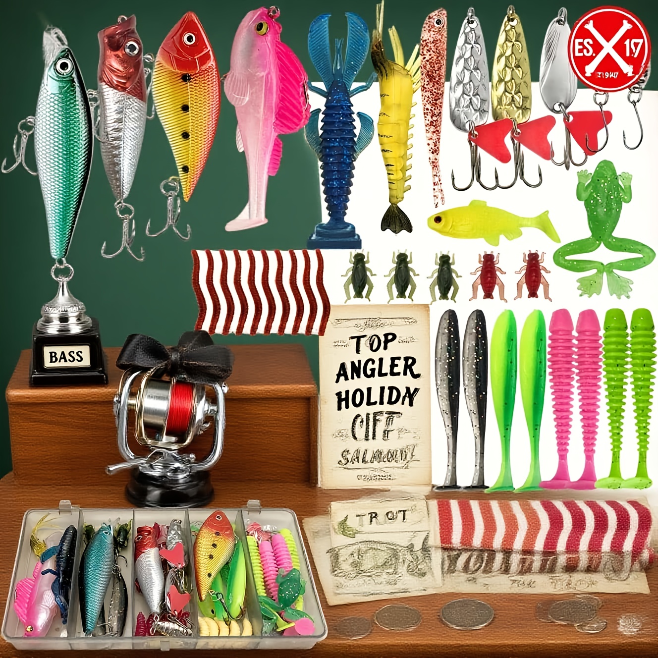 133Pcs Premium Fishing Lures T – Fishing Hook Jig Bewertung und Preis
