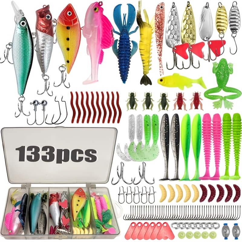 133Pcs Premium Fishing Lures T – Fishing Hook Jig Bewertung und Preis