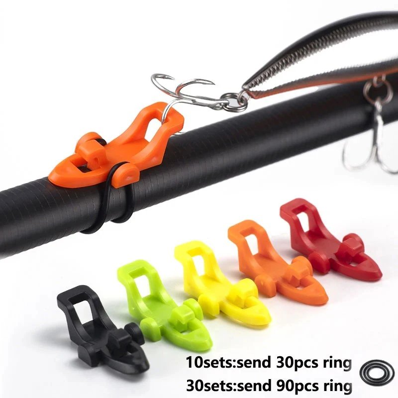 10pcs Fishing Rod Pole Hook Ke – Fishing Hook Jig Bewertung und Preis