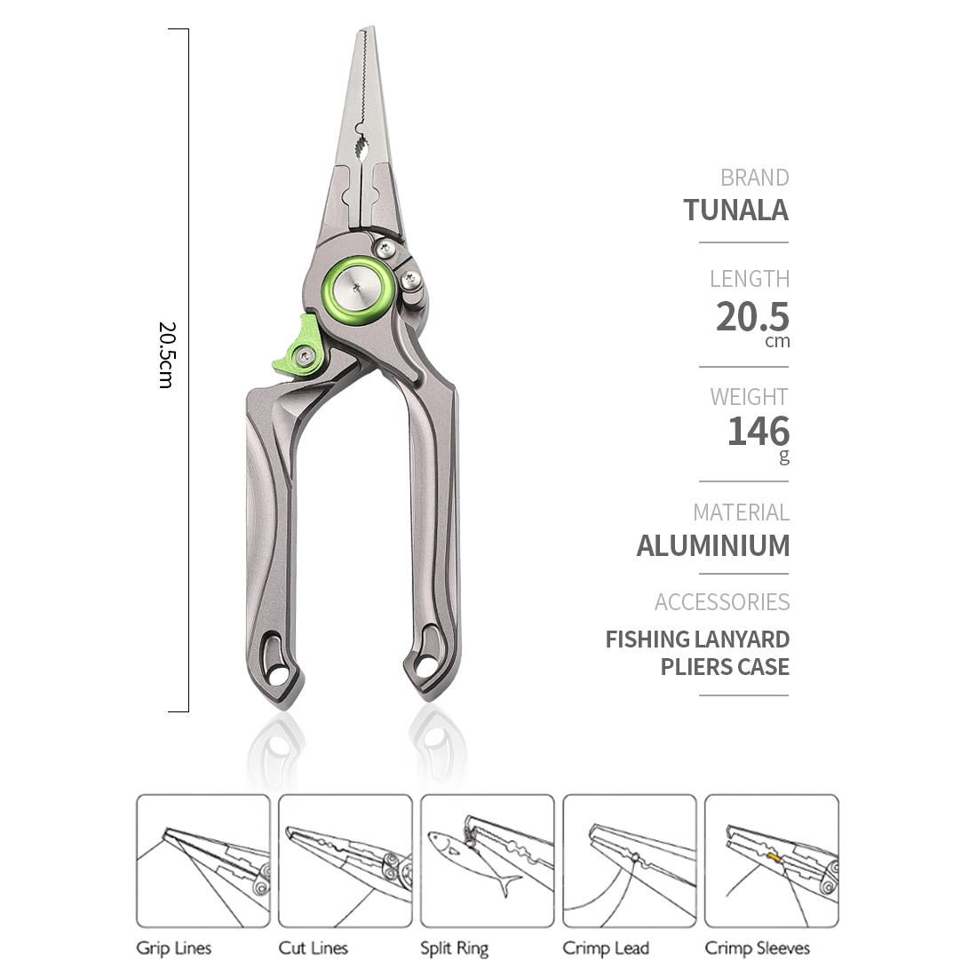 Full Aluminum Hook Removal Sal – Fishing Hook Bewertung und Preis