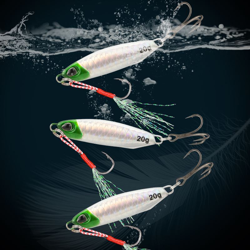 1pcs Metal Cast Jig hooks 20g/ – Fishing Hook Treble Bewertung und Preis