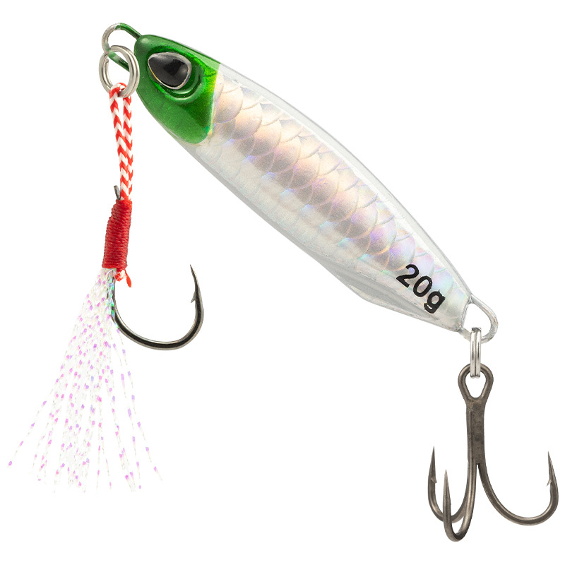1pcs Metal Cast Jig hooks 20g/ – Fishing Hook Treble Bewertung und Preis