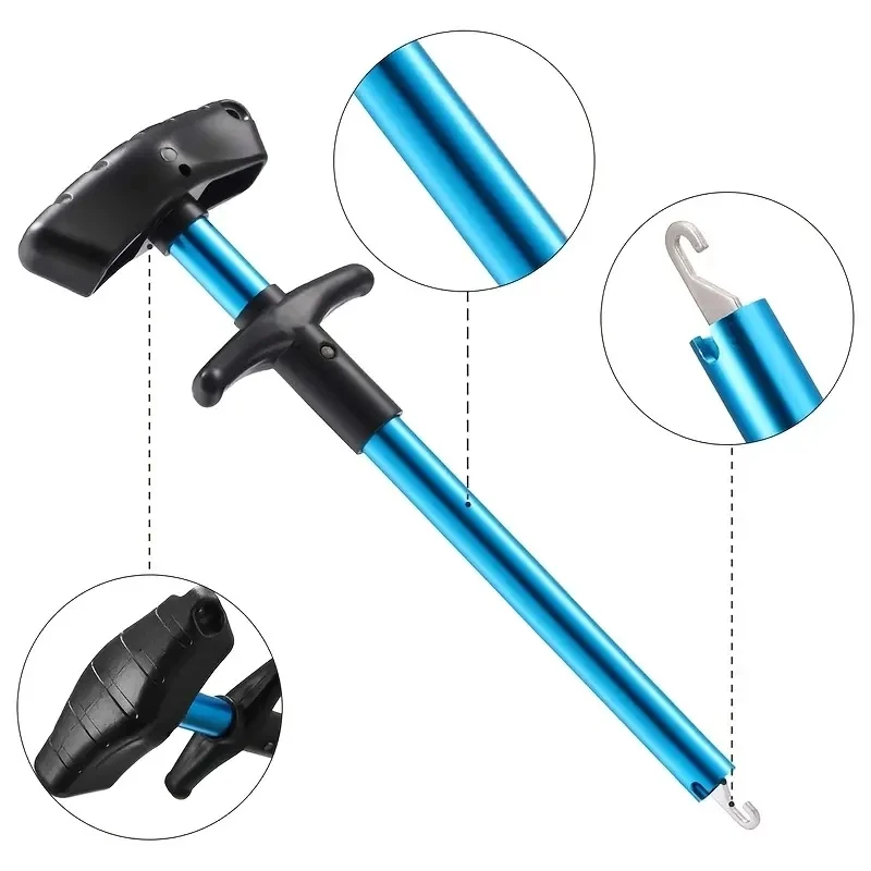 1/2pcs Portable Aluminum T-Hoo – Fishing Hook Remover Bewertung und Preis