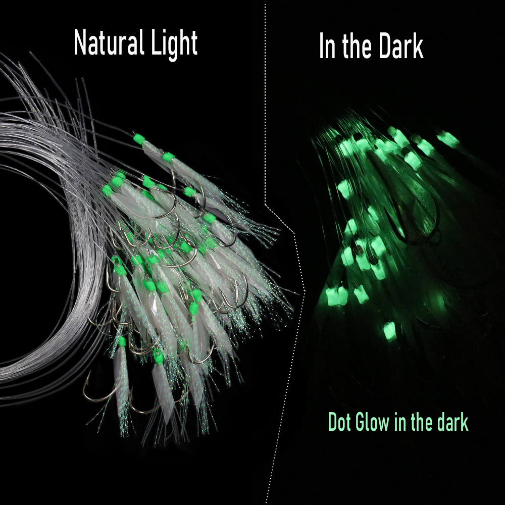 WIFREO 50pc Luminous Simulated – Fishing Hook Circle Bewertung und Preis