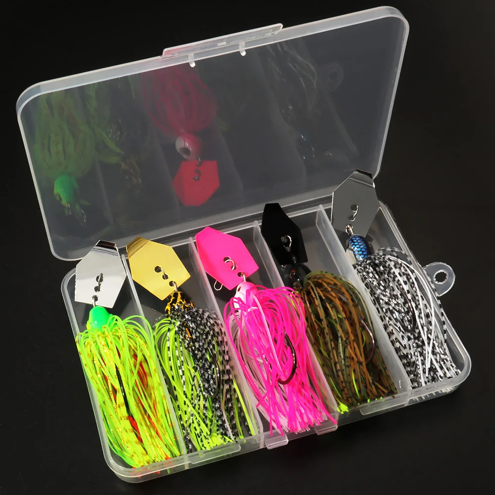 Spinner Bait 7g/9g/12g/14g/21g – Fishing Hook Weedless Bewertung und Preis