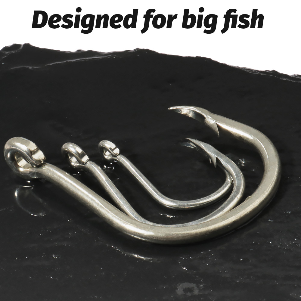 10PCS Big Fish Hook 1/0-7/0 Su – Fishing Hook Circle Bewertung und Preis
