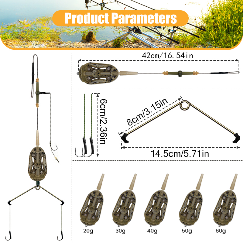3 Hook Pre-tied Carp Hair Rigs – Fishing Hook Assortment Bewertung und Preis