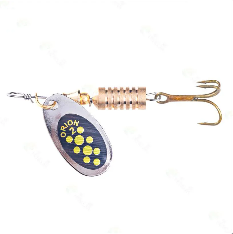 1PCS Metal Plating Spinner Bai – Fishing Hook Treble Bewertung und Preis