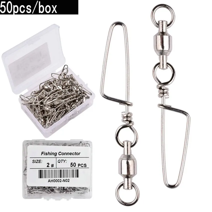 50pcs Fishing Ball Bearing Swi – Fishing Hook Box Bewertung und Preis